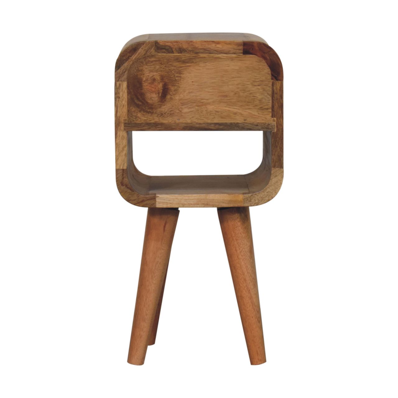 Extra Mini Oak-ish Curve Lower Bedside - Image 9