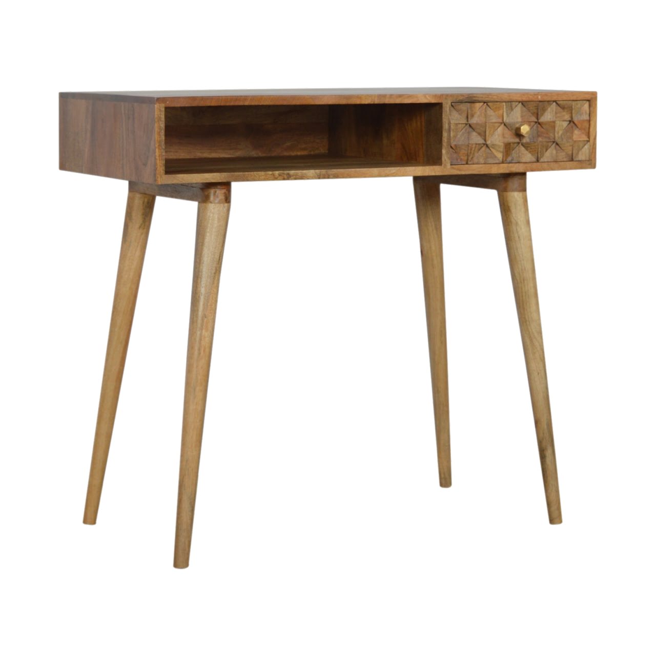 Diamond Carved Writing Desk - Image 2