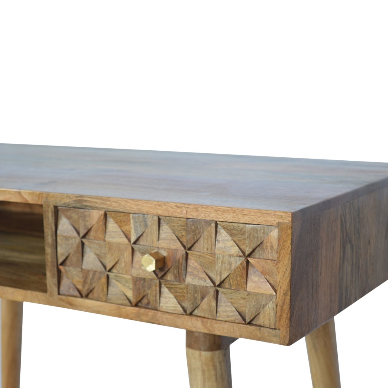 Diamond Carved Writing Desk - Image 4
