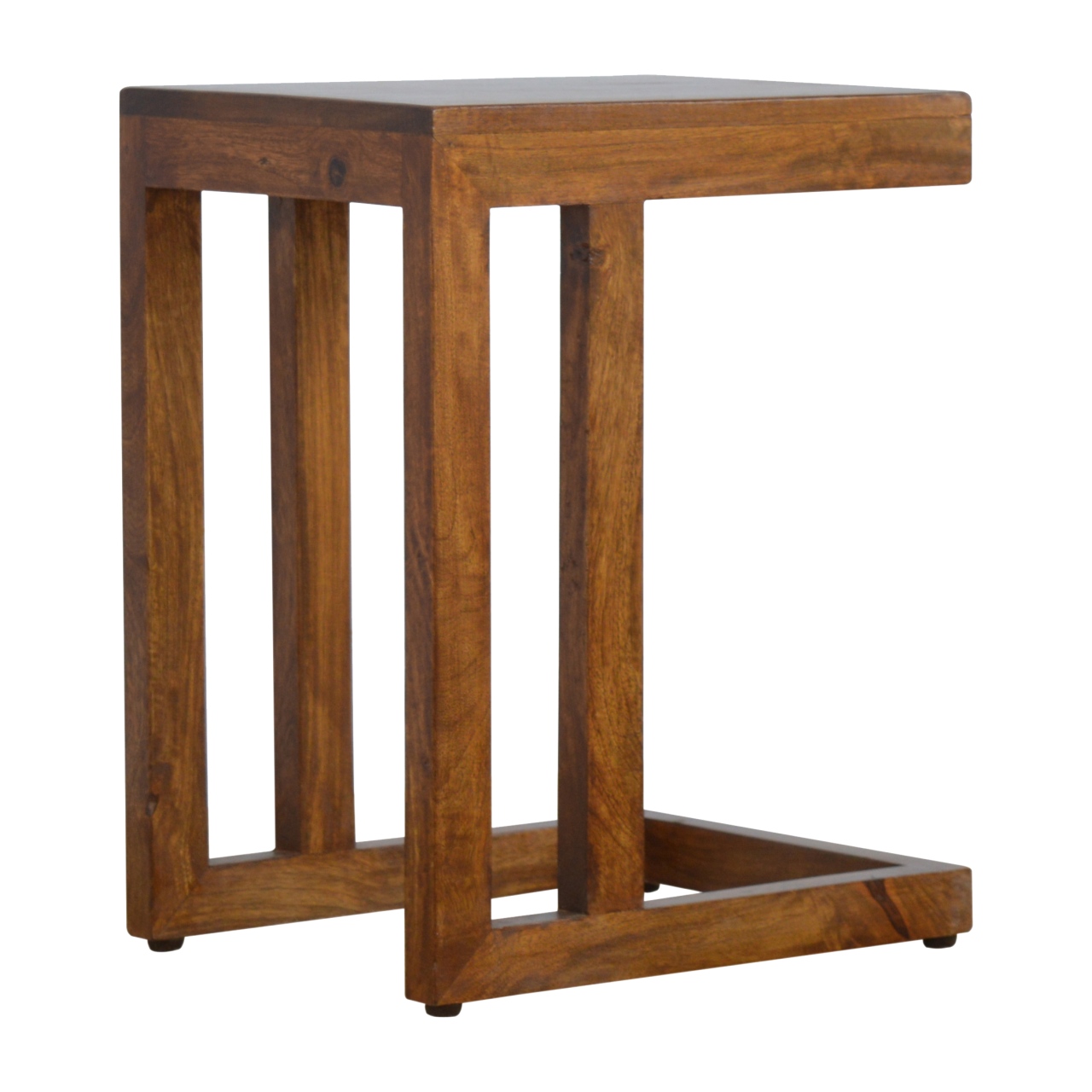 Chestnut Finish One-sided End Table - Image 2