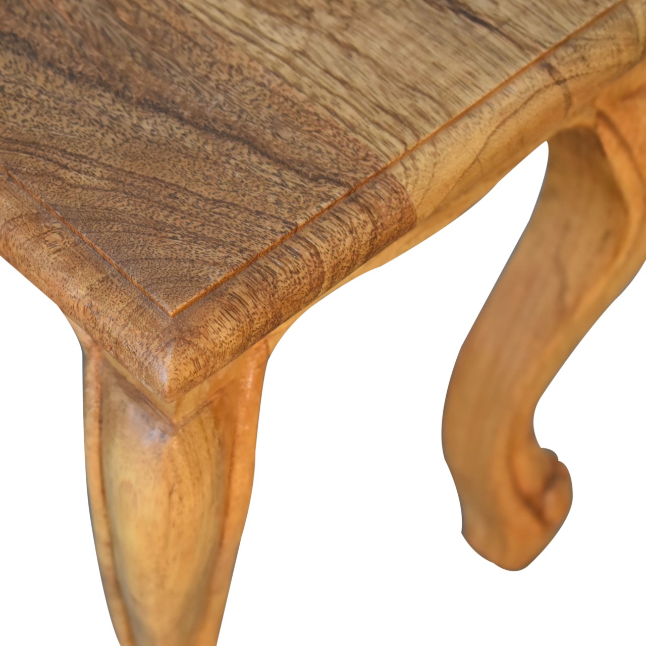 Oak-ish French Style Stool Set - Image 7