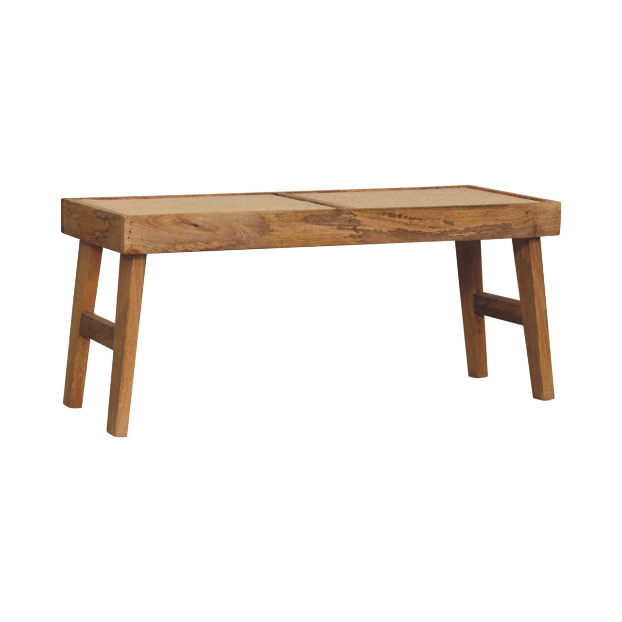 Open Rattan Bench - Image 2