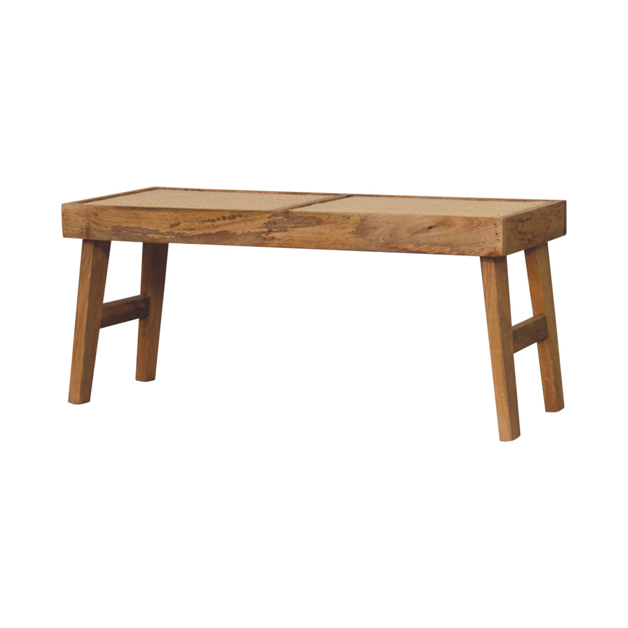 Open Rattan Bench - Image 3