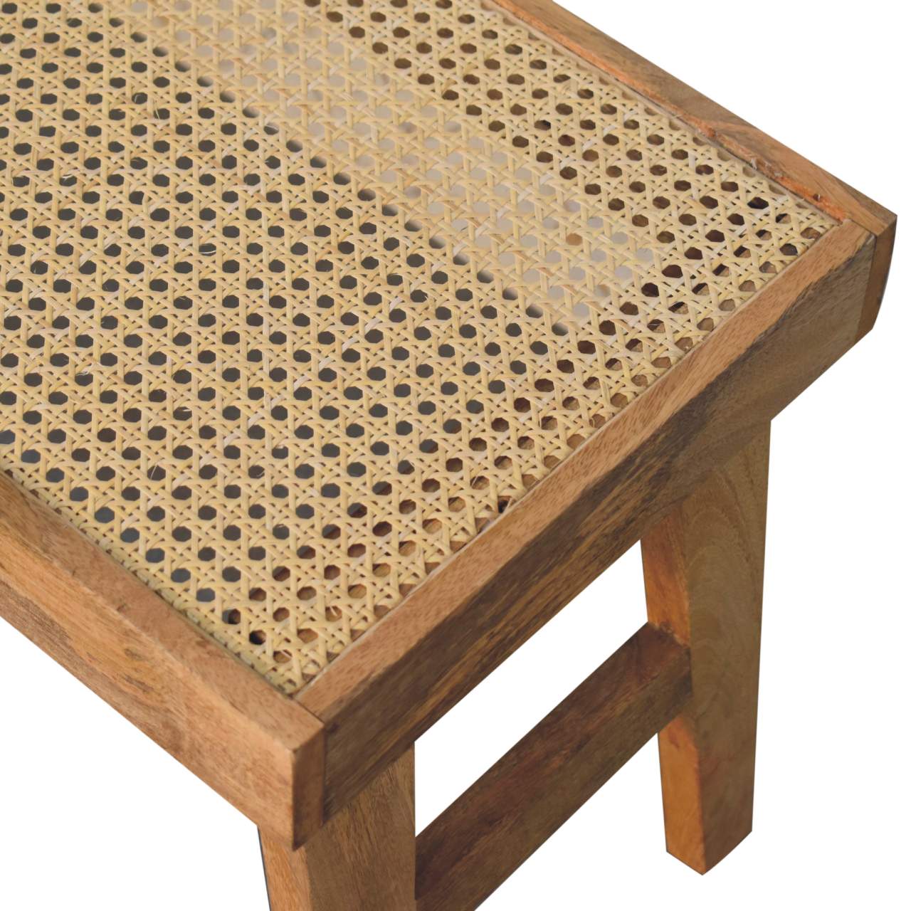 Open Rattan Bench - Image 6