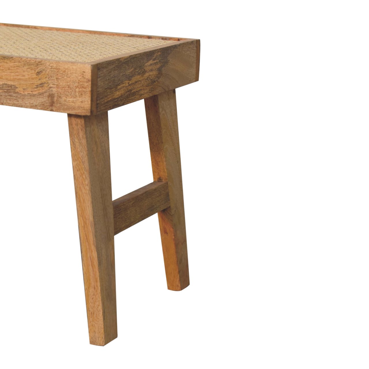 Open Rattan Bench - Image 7