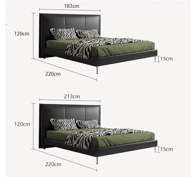 Kinza King Size / Super King Size Bed, Black - Image 6