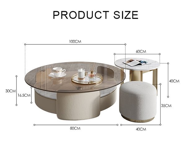 Lurdi Nesting Coffee Table Set - Image 5