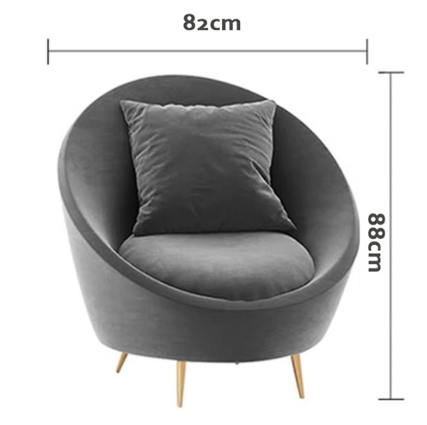 Slender Modern Curved Two Seater, Three Seater, Four Seater Sofa, Armchair, Velvet - Image 8