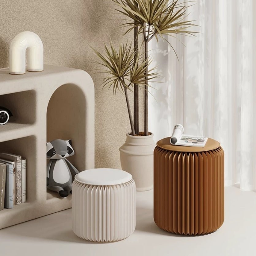 Accordion Classic Stool, Kraft Paper - Image 5