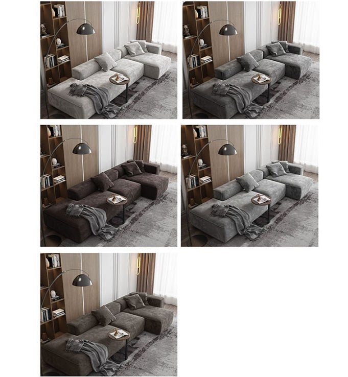 Yetta Three Seater, Four Seater Sofa, Corner Sofa, Grey Velvet - Image 10