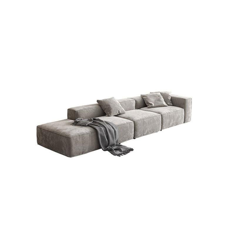 Yetta Three Seater, Four Seater Sofa, Corner Sofa, Grey Velvet - Image 4