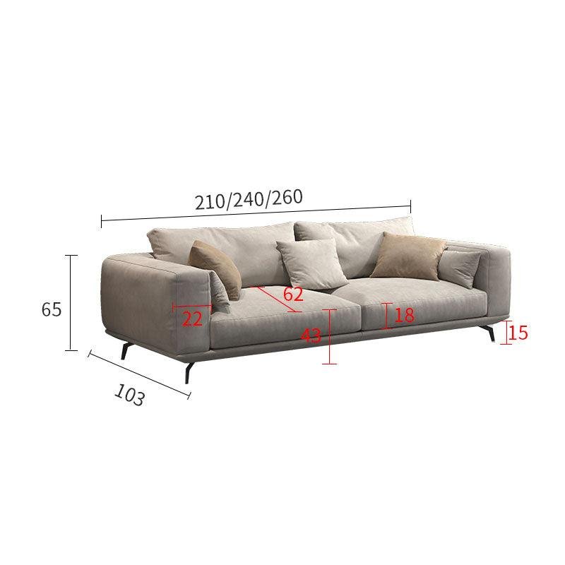 NR23 Two/Three Seater Sofa, Leathaire - Image 11