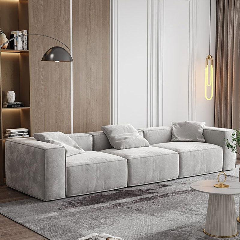 Yetta Three Seater, Four Seater Sofa, Corner Sofa, Grey Velvet - Image 5