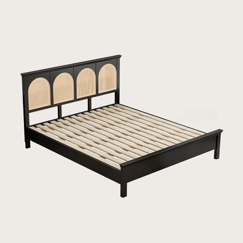 Ginny Double Bed / King Size Bed, Rattan - Image 4