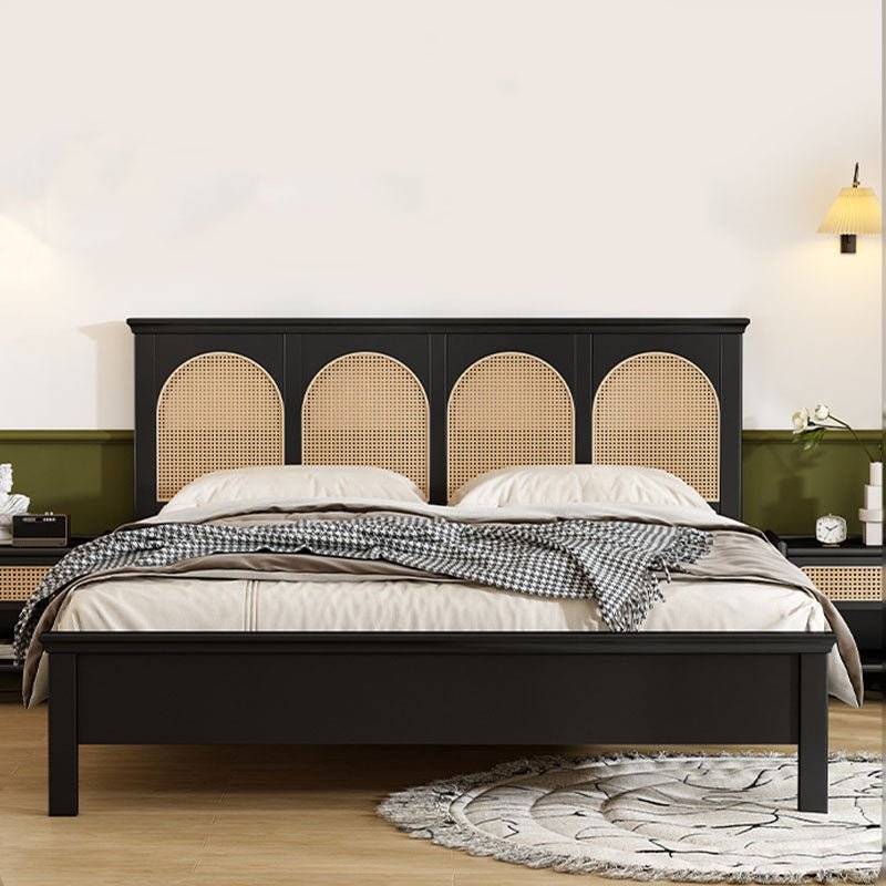 Ginny Double Bed / King Size Bed, Rattan