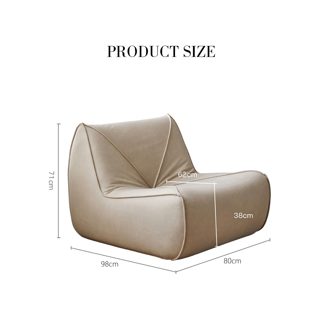 Asaro Lounge Chair For Living Room, Leathaire - Image 6