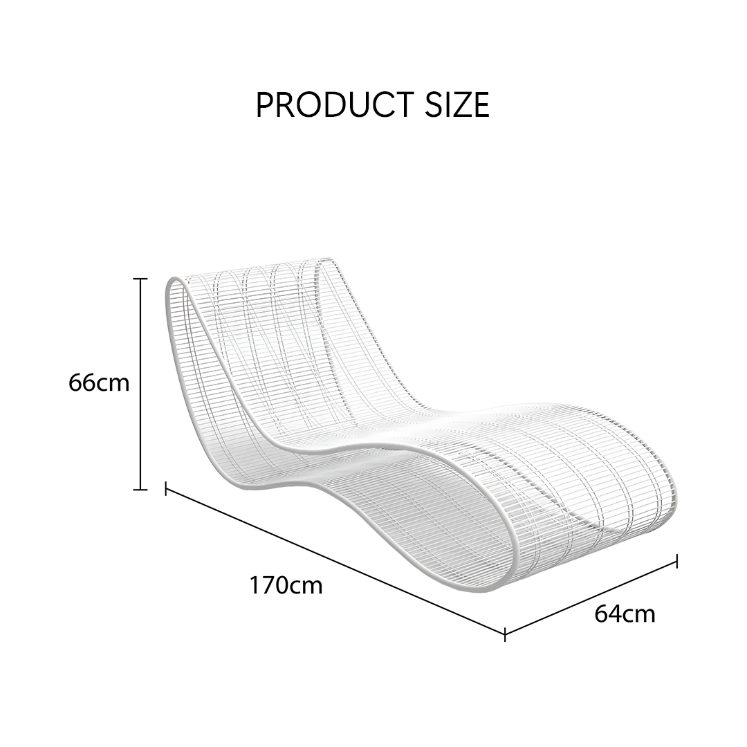 Oceana Sunbathing Bed, Sun Garden Lounger, Sun Chair Lounger, Outdoor Furniture - Image 6