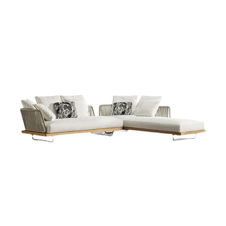 Phyllis Rattan Outdoor Sofa Set, Two Seater Sofa, Outdoor Furniture, Grey - Image 5