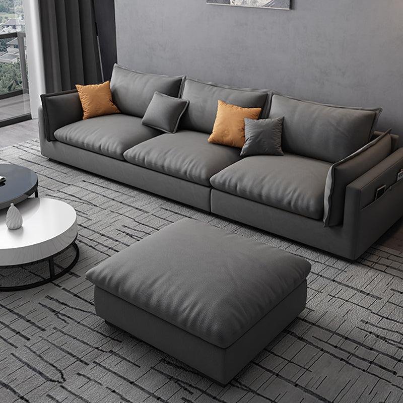 G918 Amos Three Seater Sofa Corner, Leathaire - Image 2