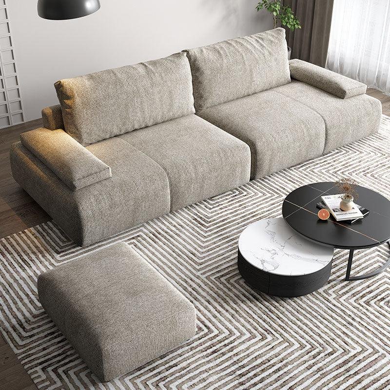 Hank L10 Four Seater Sofa, Linen - Image 2