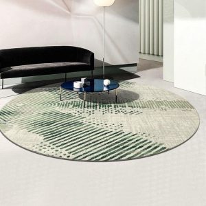 Vaserely Round Wool Rug, Various Shapes Available