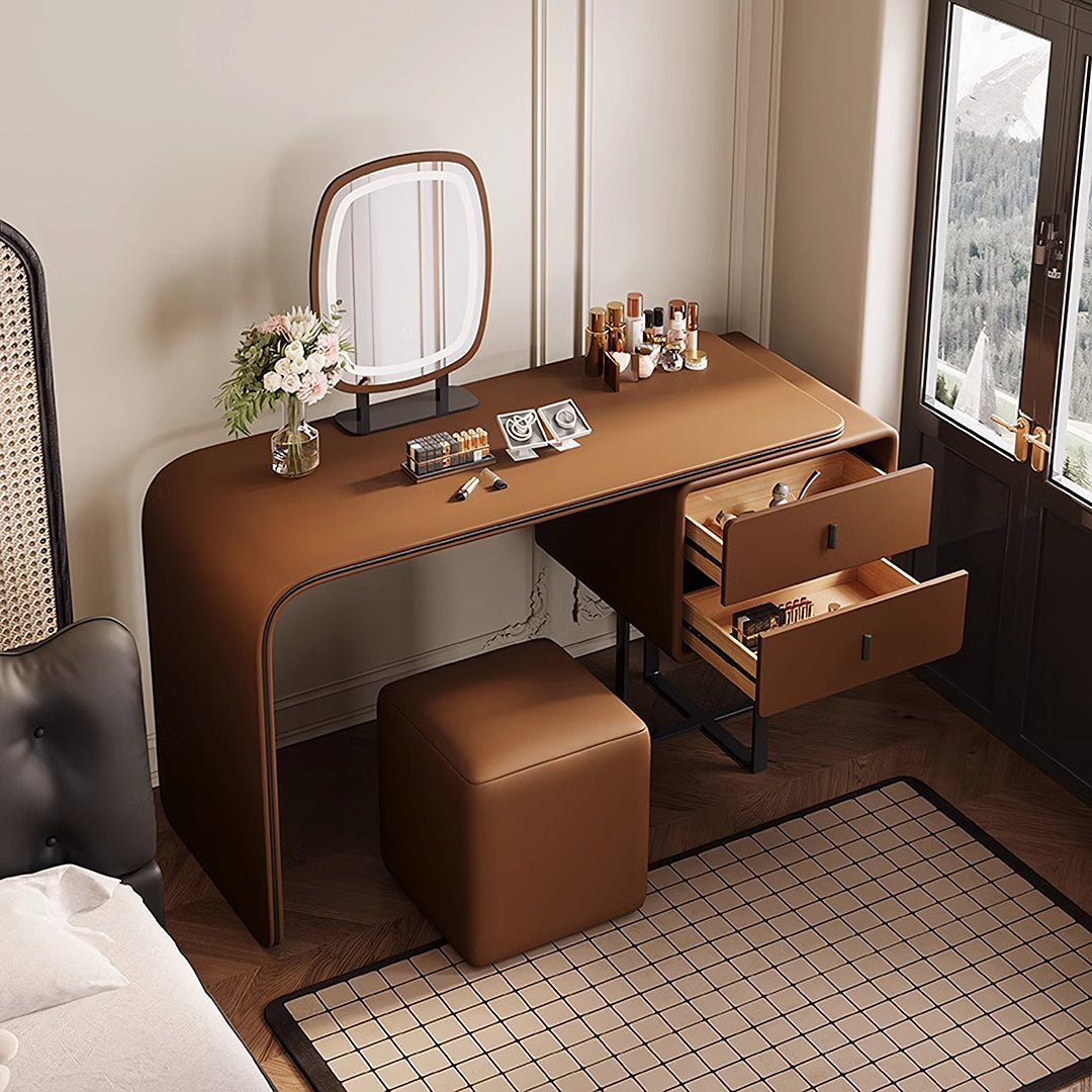 Nelson Dressing Table, Brown, More Colours Available - Image 3