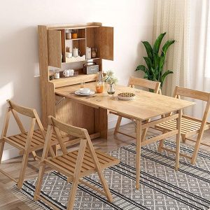 Samuel Folding Dining Table, Oak