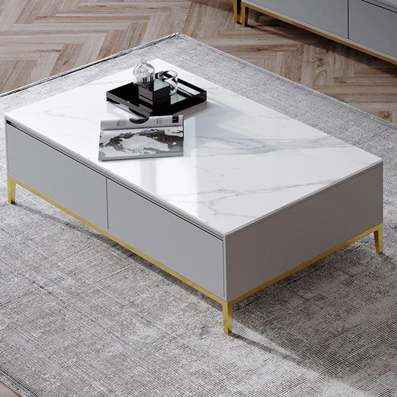 Mahara Coffee Table Rectangular Living Room Table with TV Stand - Image 6
