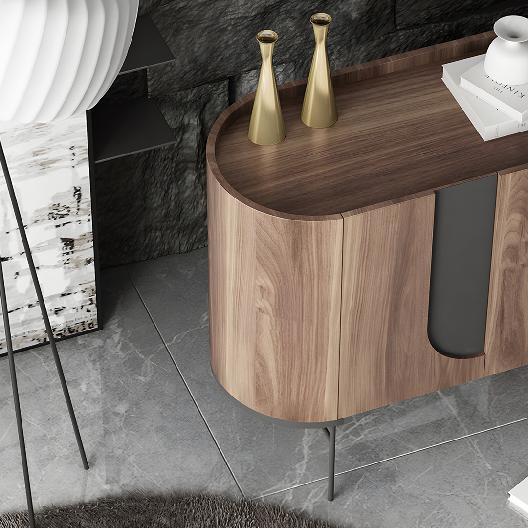 Emilia Sideboard, Dark Wood - Image 4