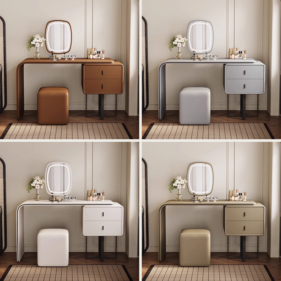 Nelson Dressing Table, Brown, More Colours Available - Image 9