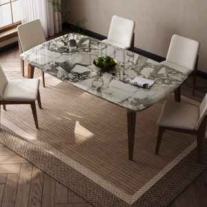 Quasar Dining Table, Marble