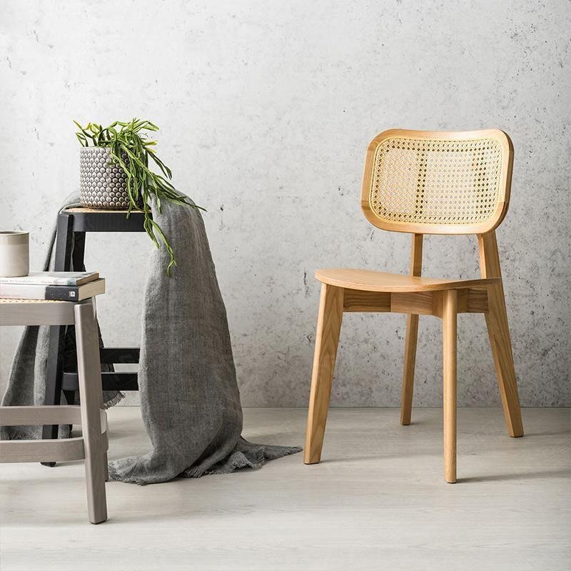 Hans Wegenr CH01 Rattan Dining Chair - Image 3