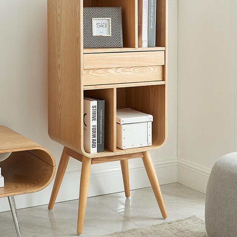 Kya Bookcase, Wood Shelving Unit - Image 6