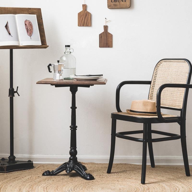 Paris G04 Rattan Dining Chair, Walnut - Image 5
