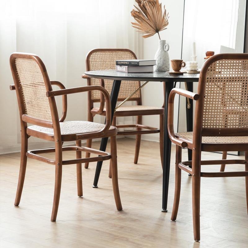 Paris G04 Rattan Dining Chair, Walnut - Image 6