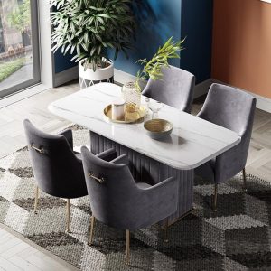 Trio Dining Table Set, Sintered Stone