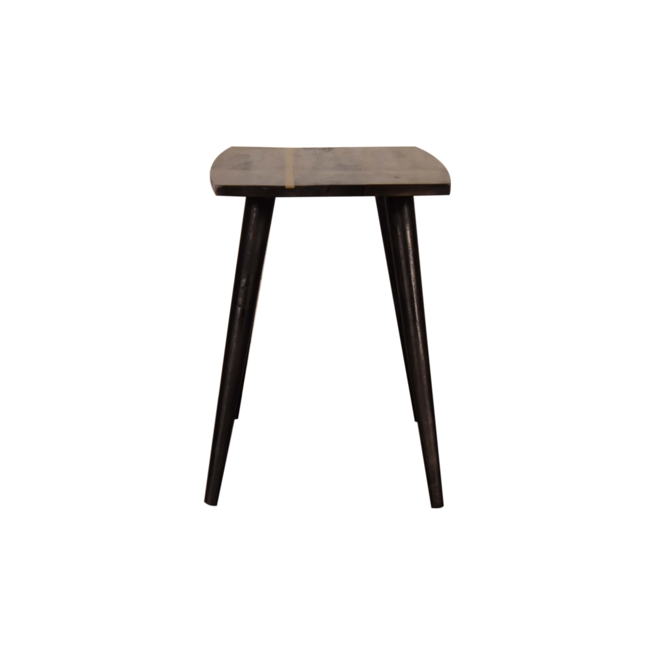 Ash Black Brass Inlay Coffee Table - Image 9