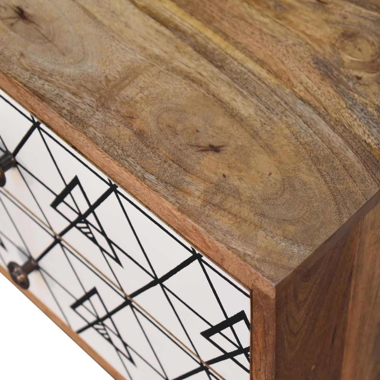 Triangular Printed Bedside - Image 4
