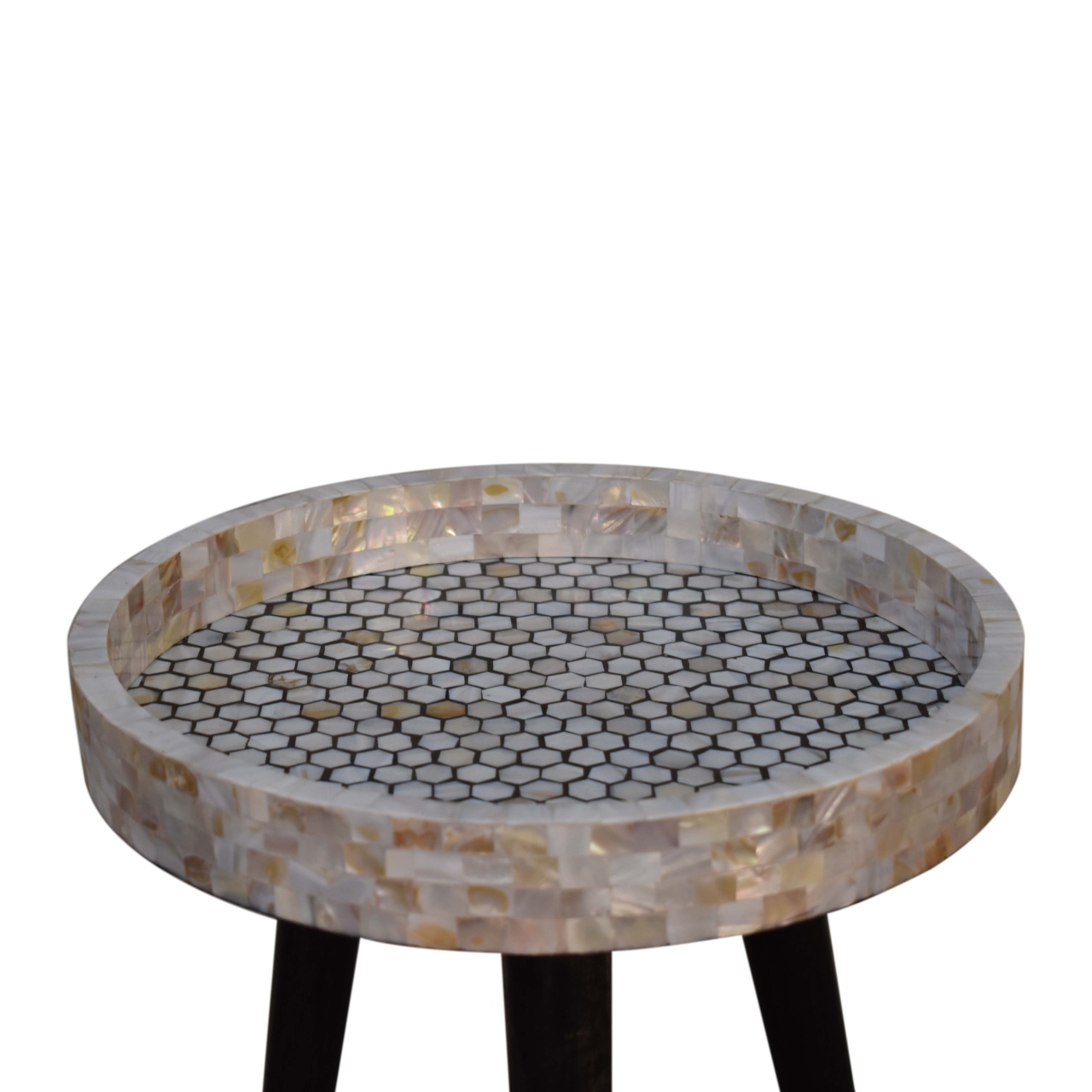 Honeycomb Mosaic End Table - Image 5