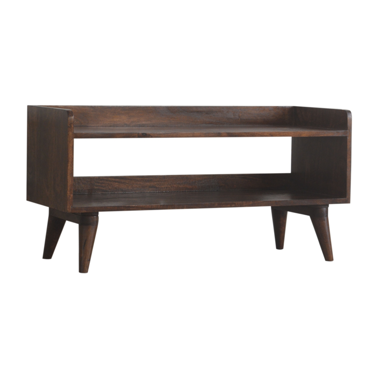 Walnut Nordic Storage Bench - Image 2