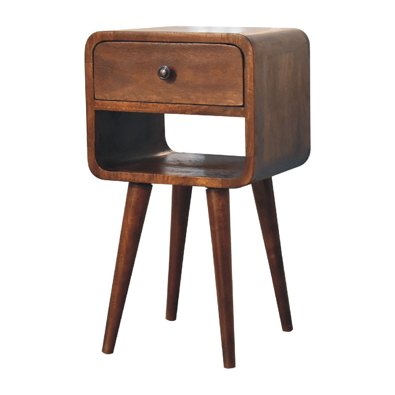 Mini Chestnut Curve Lower Bedside - Image 3