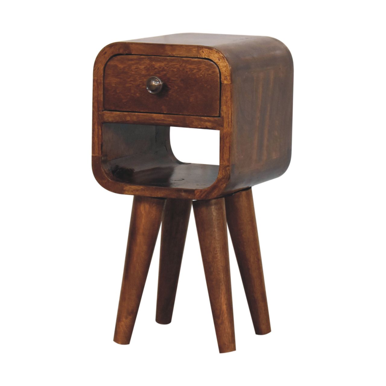 Extra Mini Chestnut Curve Lower Bedside - Image 2