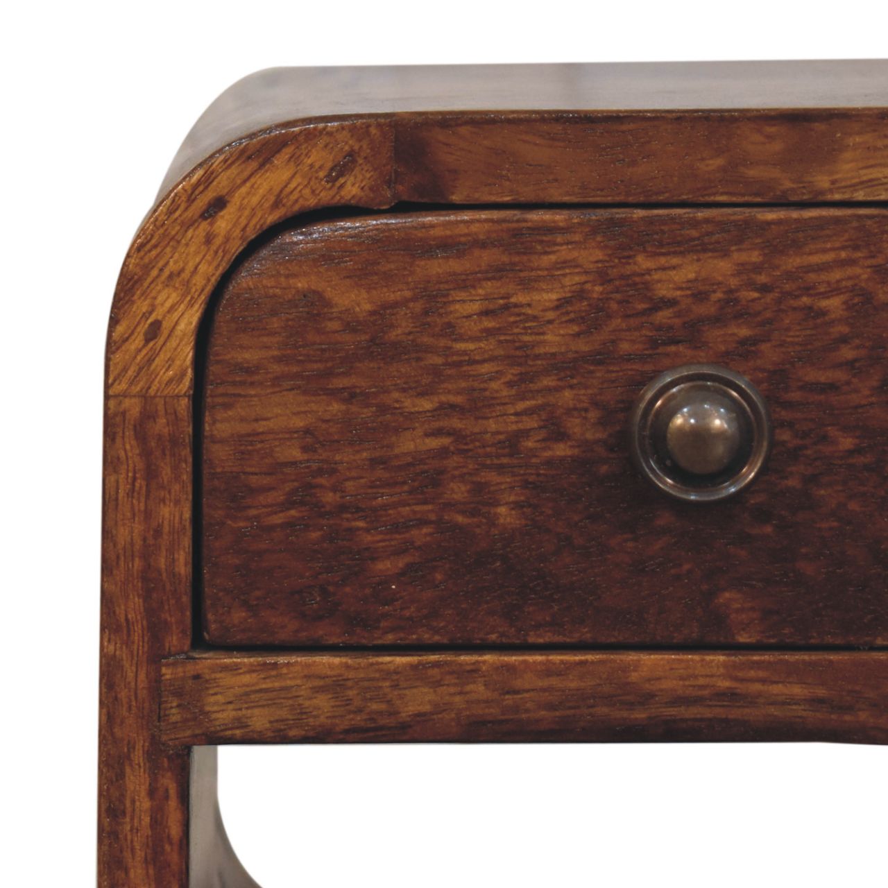 Extra Mini Chestnut Curve Lower Bedside - Image 4