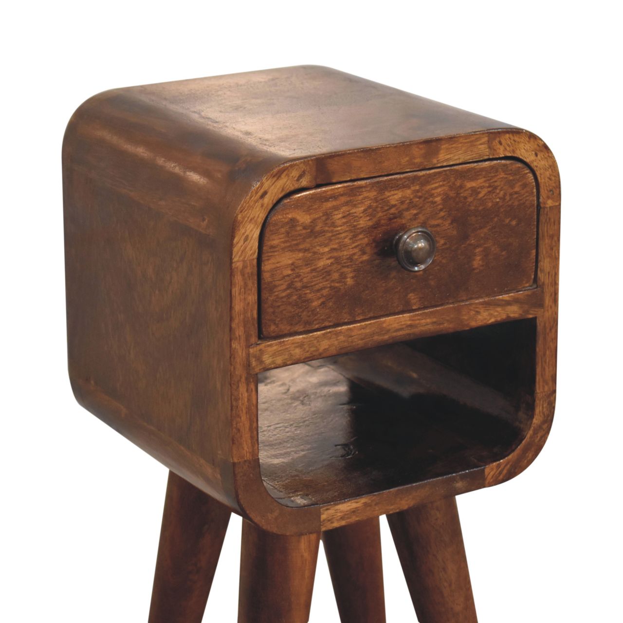 Extra Mini Chestnut Curve Lower Bedside - Image 5
