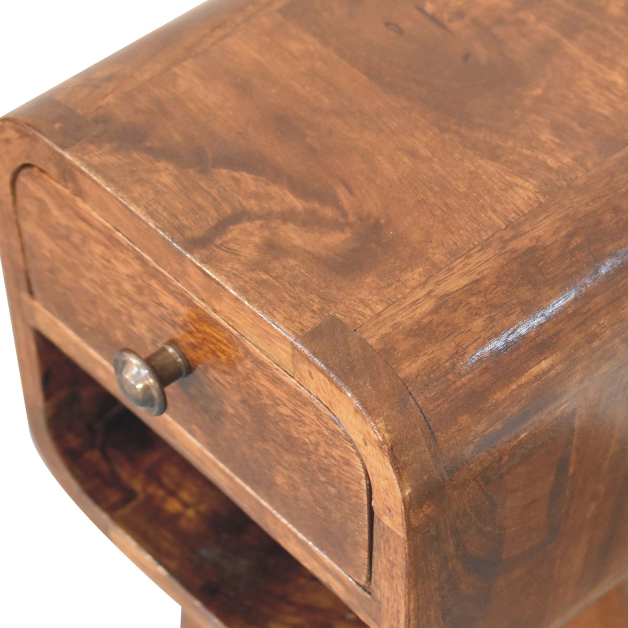 Extra Mini Chestnut Curve Lower Bedside - Image 6
