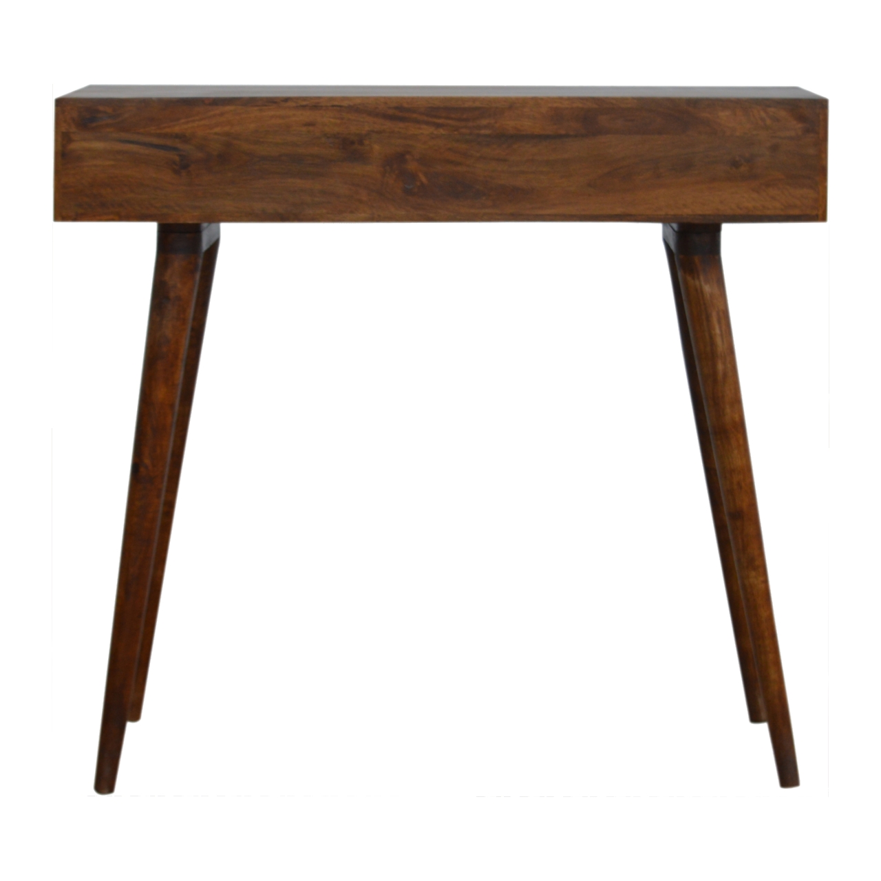 Chestnut Cube Carved Writing Desk - Image 8