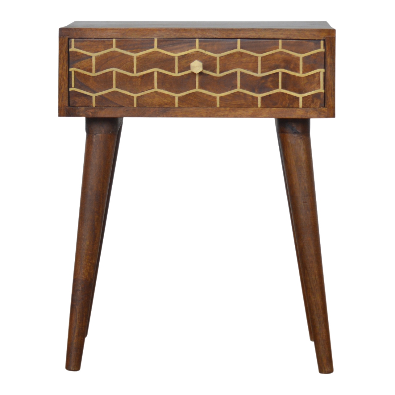 Gold Art Pattern Bedside - Image 2