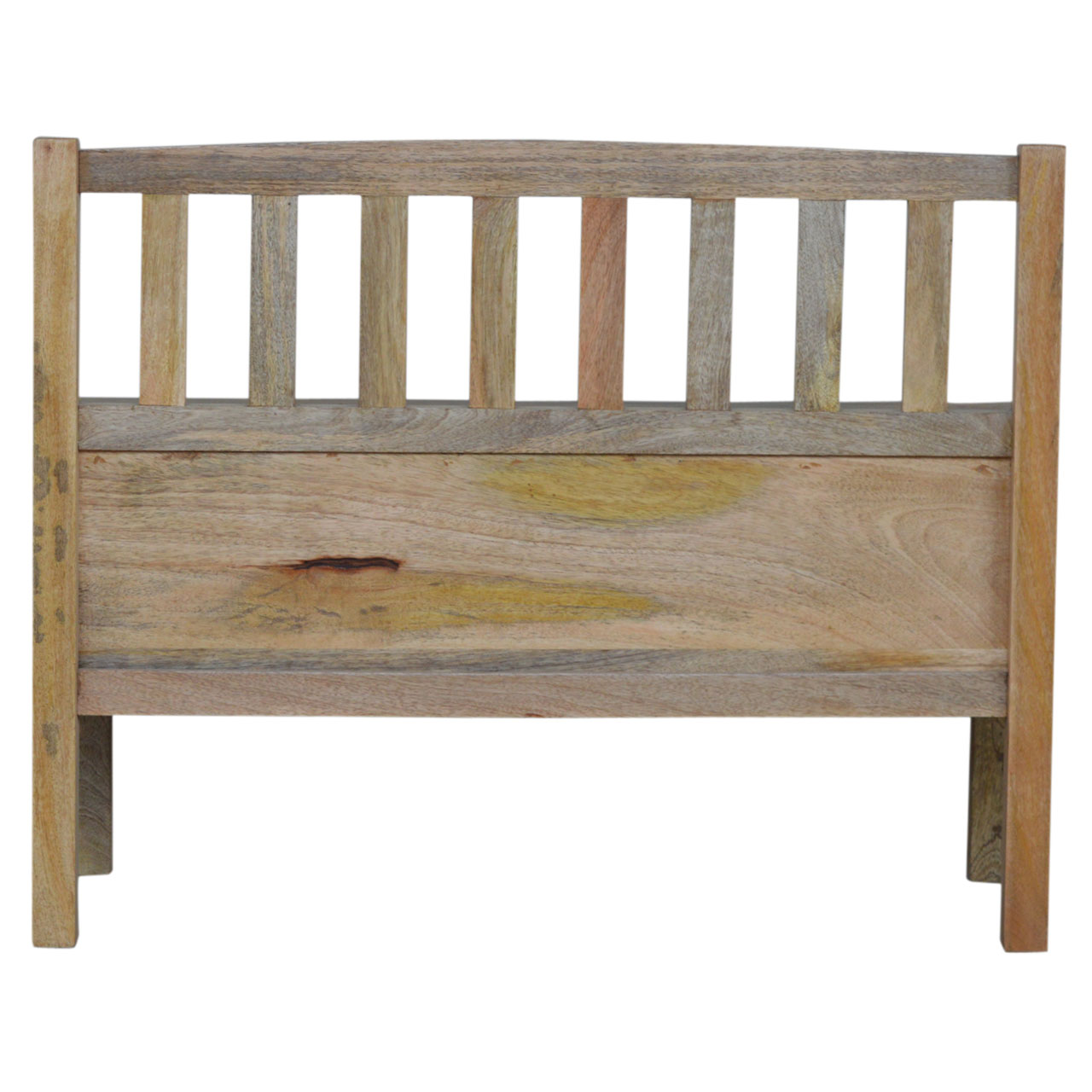 His & Hers Carved Storage Bench - Image 11