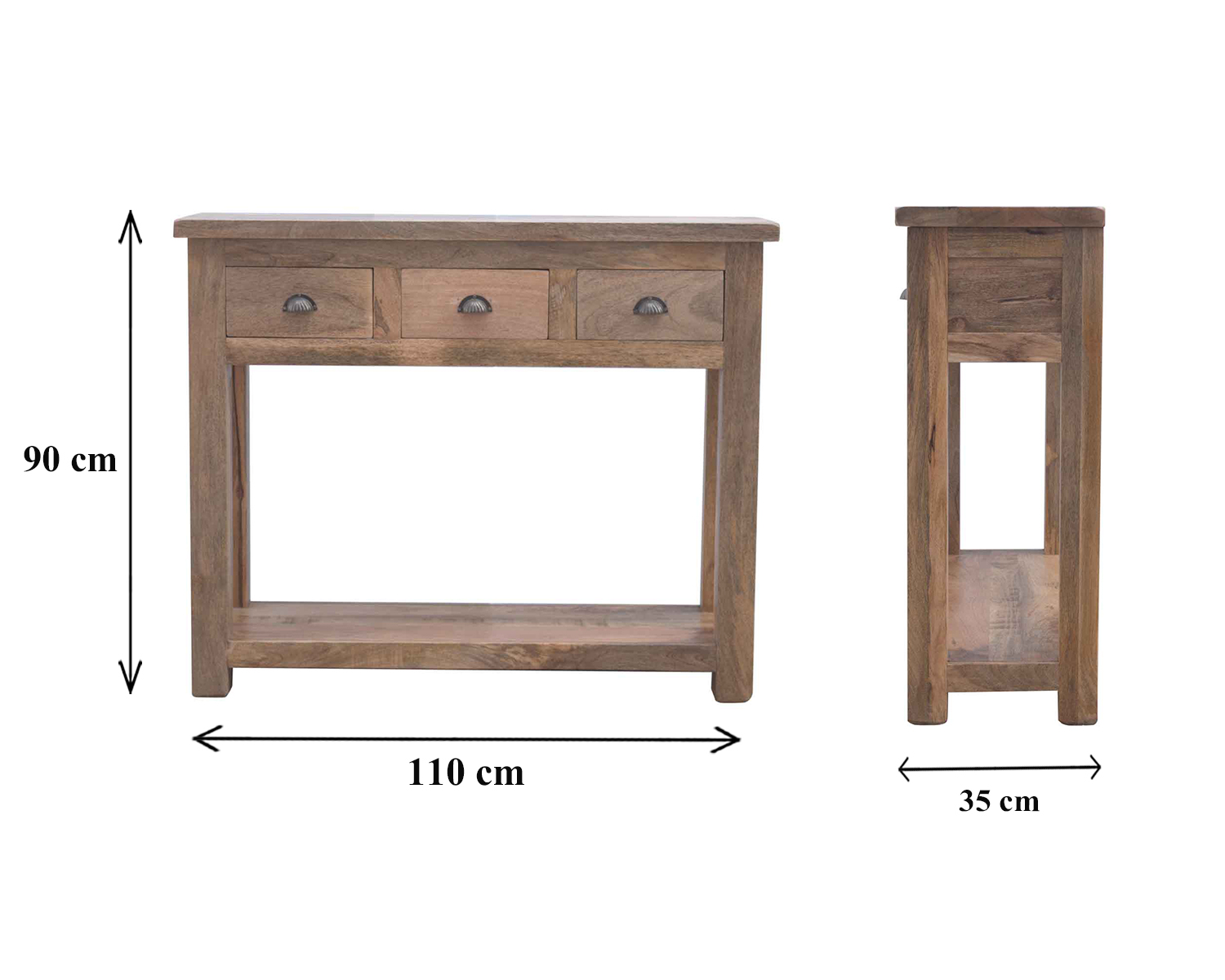 3 Drawer Hallway Console - Image 10