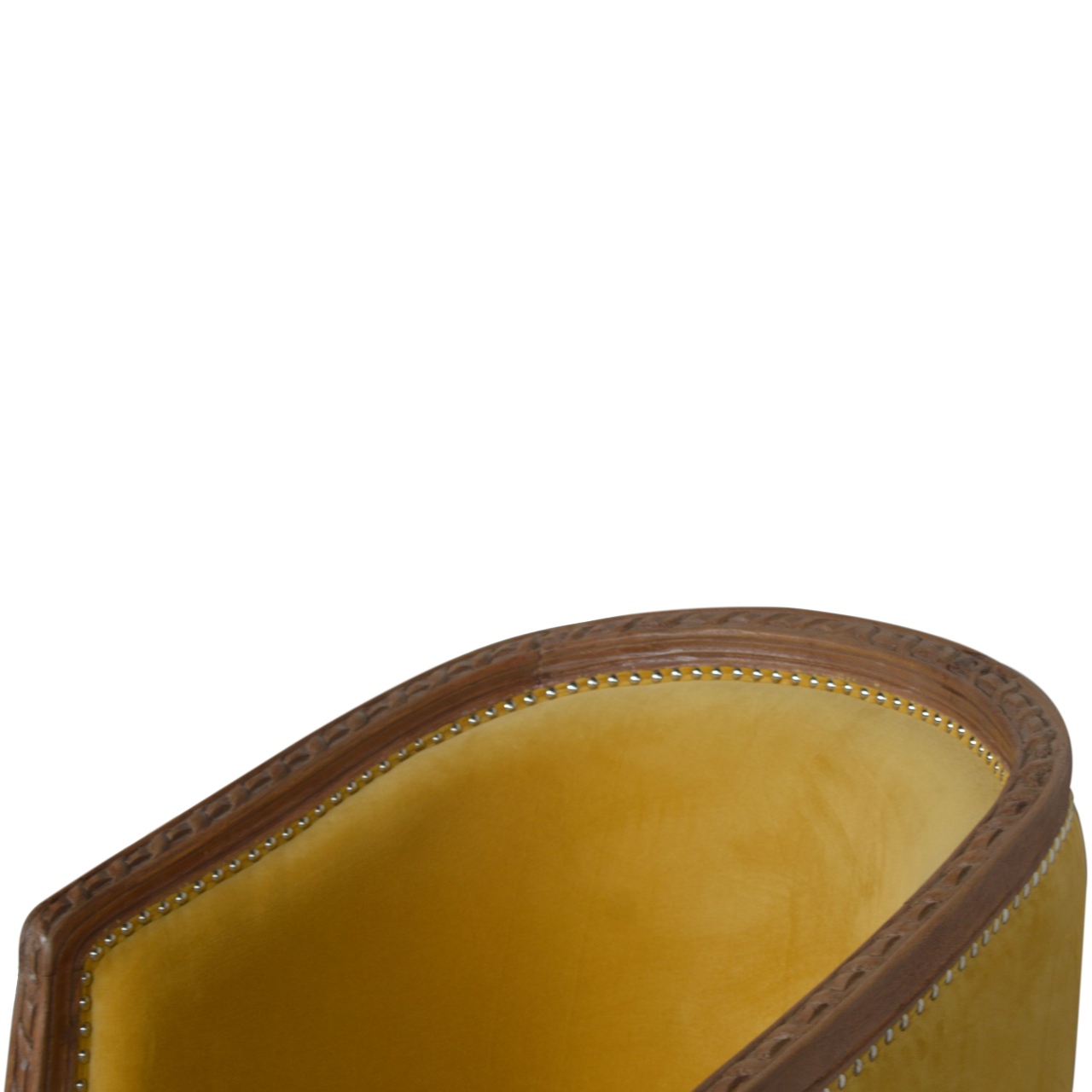 Mustard Velvet Occasional Chair - Image 5